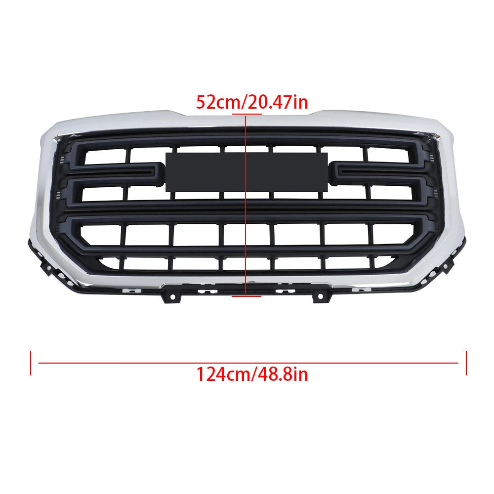 Front Center Mesh Grille for GMC Sierra 1500 (2016-2018)