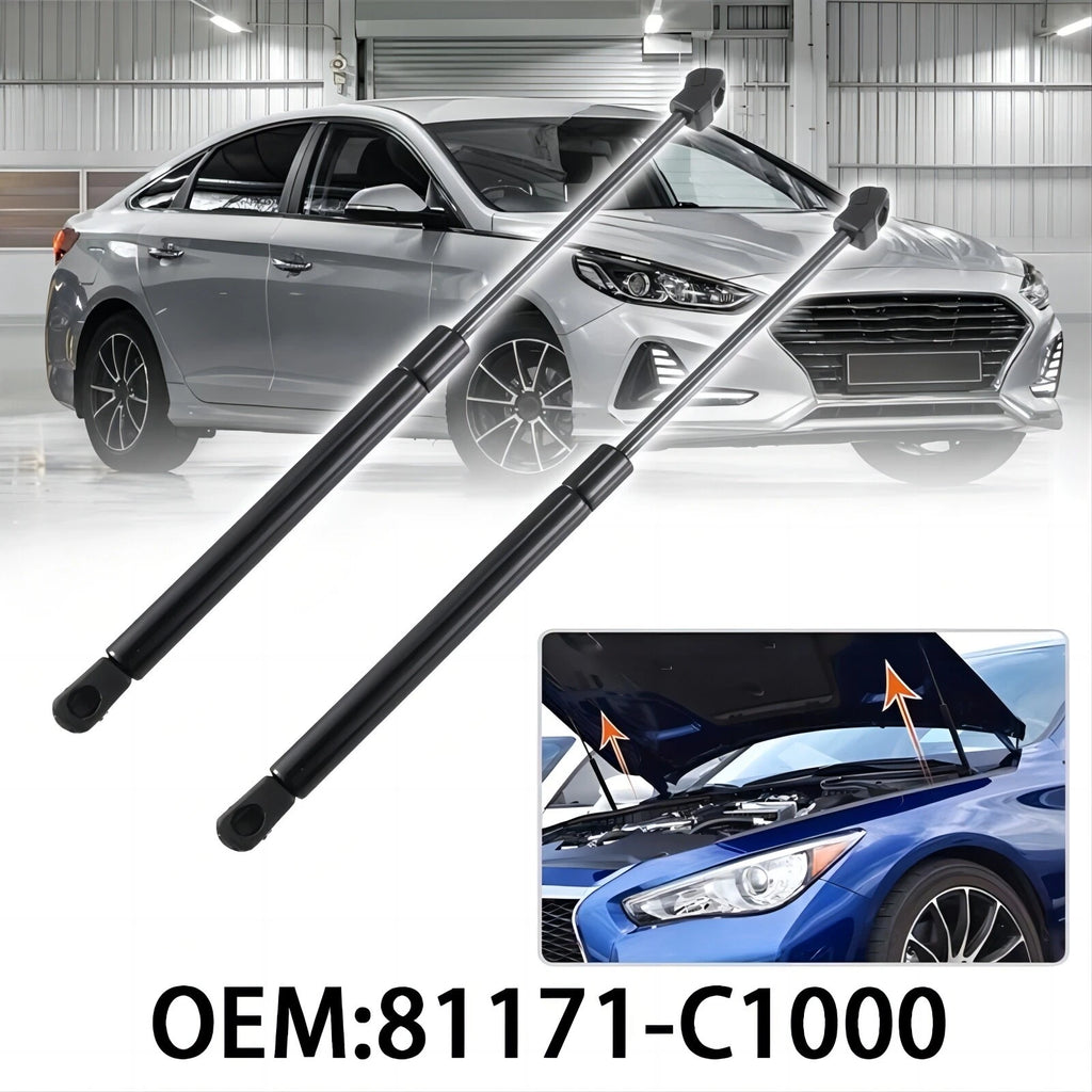 2X Front Hood Lift Support Gas Shocks for Hyundai Sonata (2015–2017)