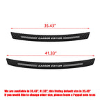 Carbon Fiber Texture Film Trunk Guard Plate Sticker for Audi (2017-2022)