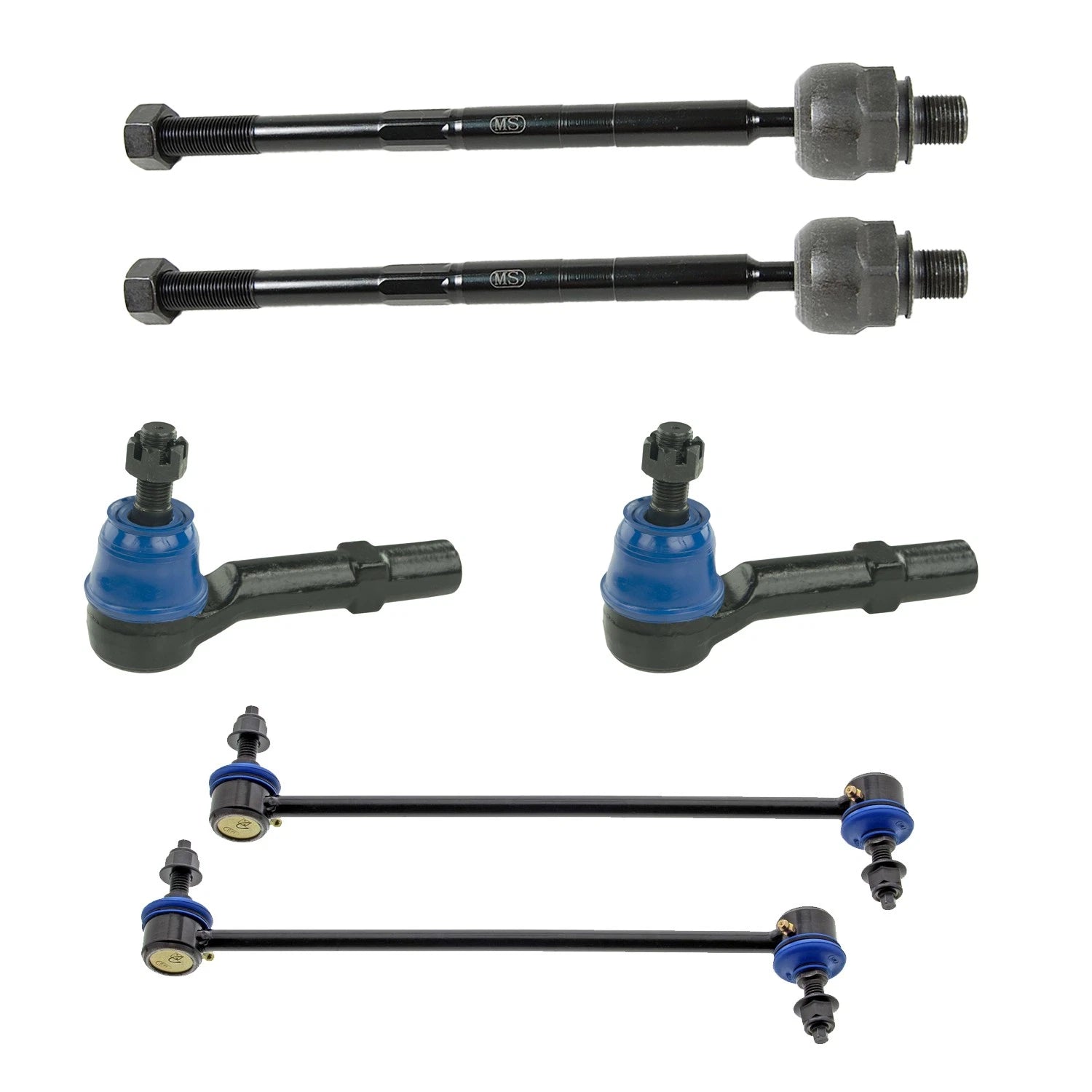 Mevotech Supreme Tie Rod Ends & Sway Bar Links Kit for Enclave