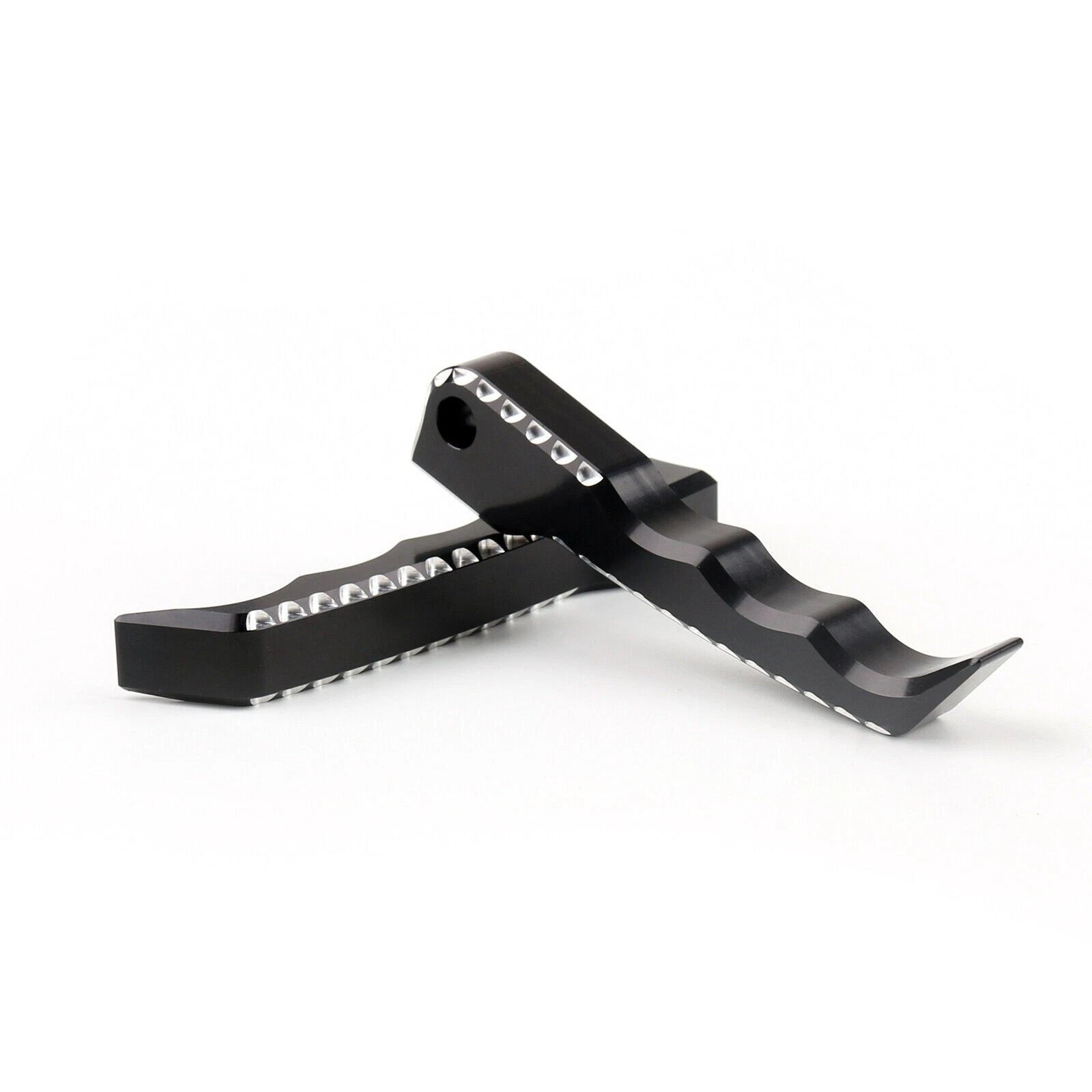 Rear Passenger Footrest Foot Pegs for Suzuki GSXR 1300 Hayabusa (2008–2015) Black