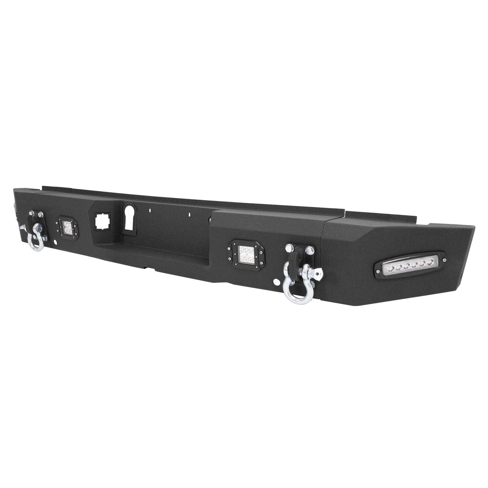 Heavy Duty Steel Rear Step Bumper with LED for Ford F150 (2015–2020)