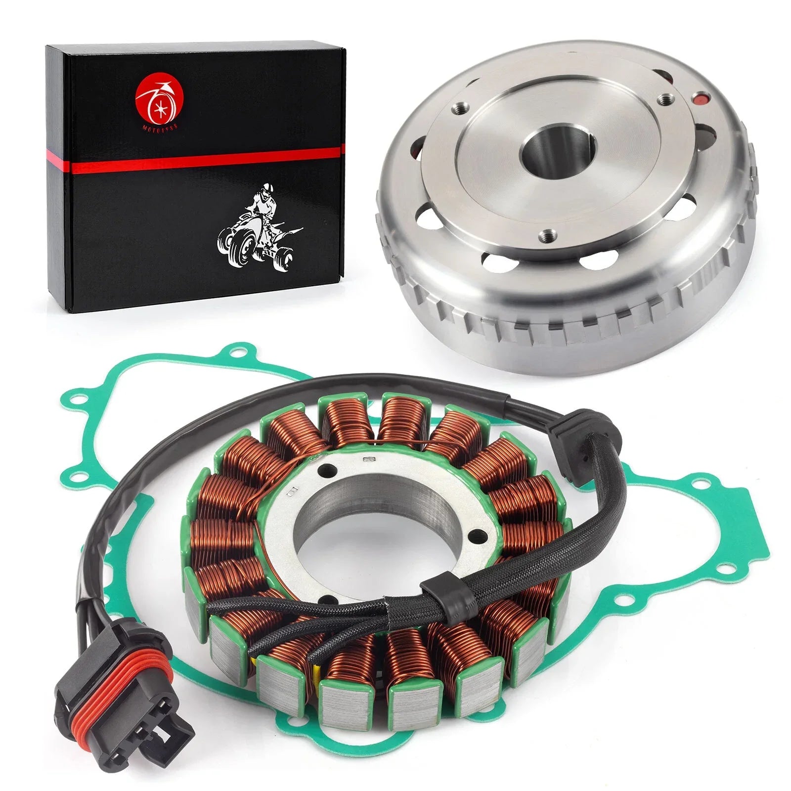 Stator + Flywheel W/ Gasket for Polaris Ranger 900 XP RZR 900/1000 (2013–2024)