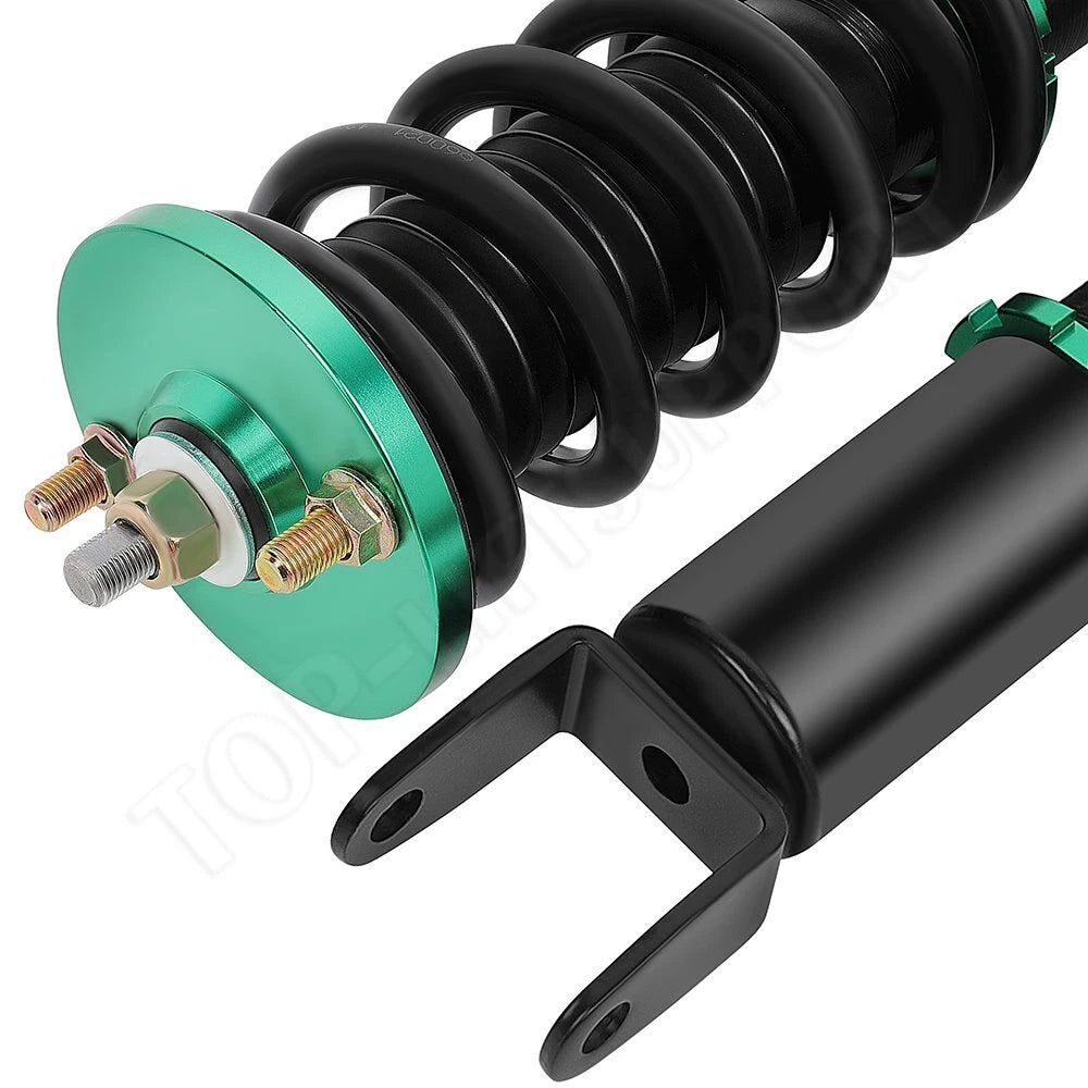 Coilovers for Honda Civic (1993–2000) Adjustable Height Green