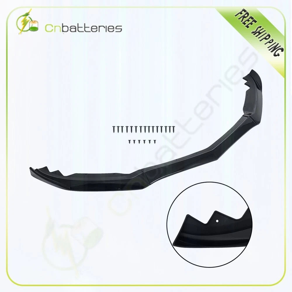Gloss Black Front Bumper Lip Cover Trim for Cadillac ATS (2015–2018)