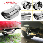Chrome Exhaust Pipe Tail Muffler Tip for Universal Cars