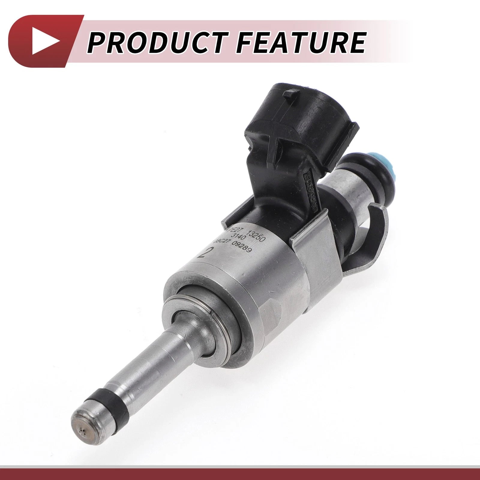 Fuel Injector No.PE27-13-250 for Mazda CX-3 (2019–2020) 1 Pc Black