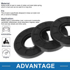 Set of 5 Oil Seal Rotary Shaft Seal Nitrile Rubber 25x55x8mm