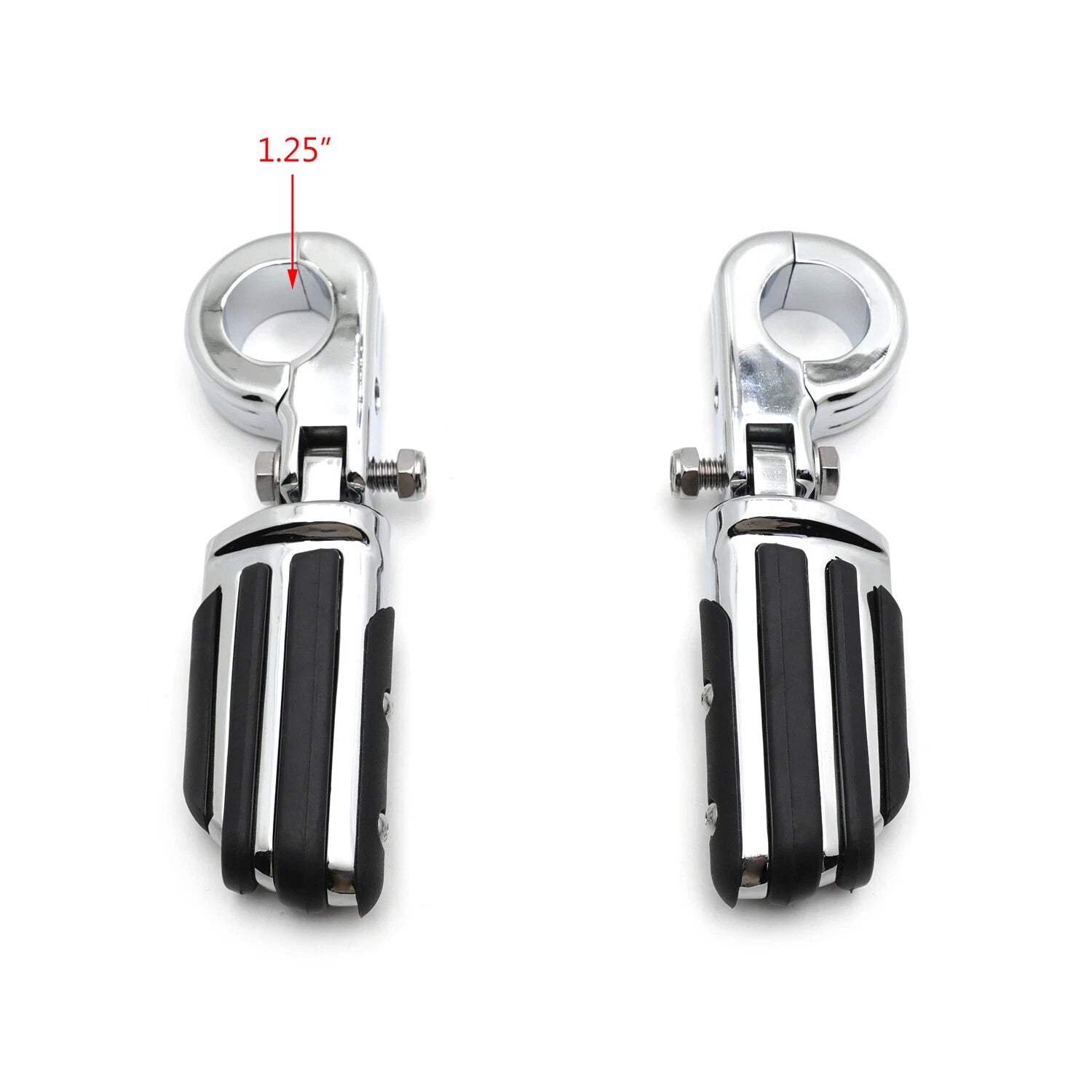 HTTMT 1.25" Highway Pilot Foot Peg P Clamps for Harley Sportster 883 XL1200 (1986–2023)