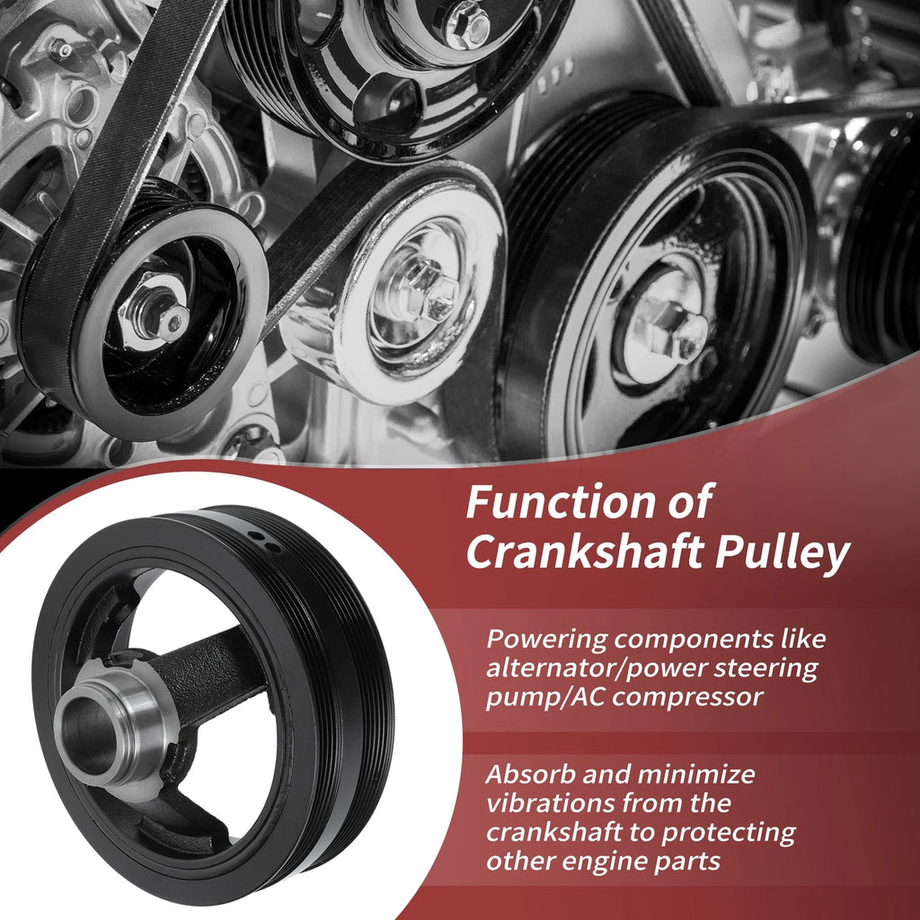 Harmonic Balancer Crankshaft Pulley for Chevy Buick Hummer (No.594-209)