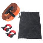 3" x 30' Recovery Tow Strap for Universal Use with 2 Anti-Theft D-Ring Shackles