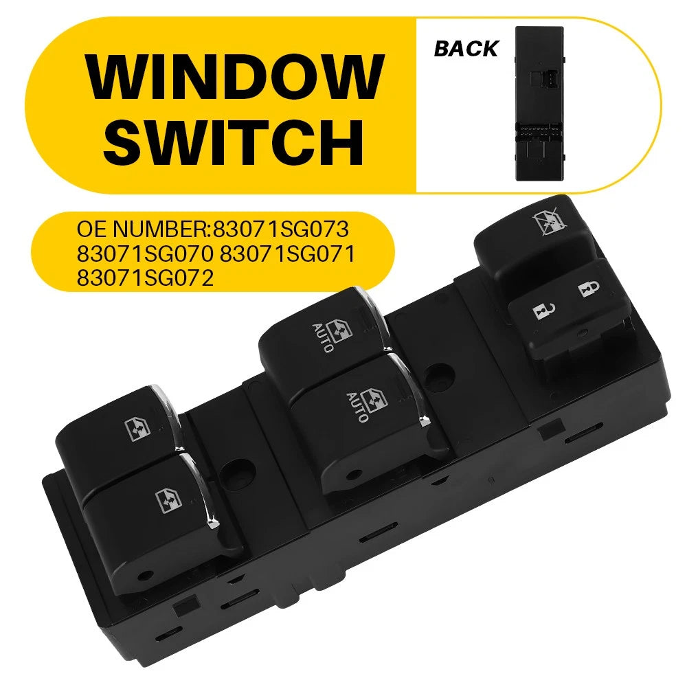 Driver Master Window Switch for Subaru Forester (2017–2018)
