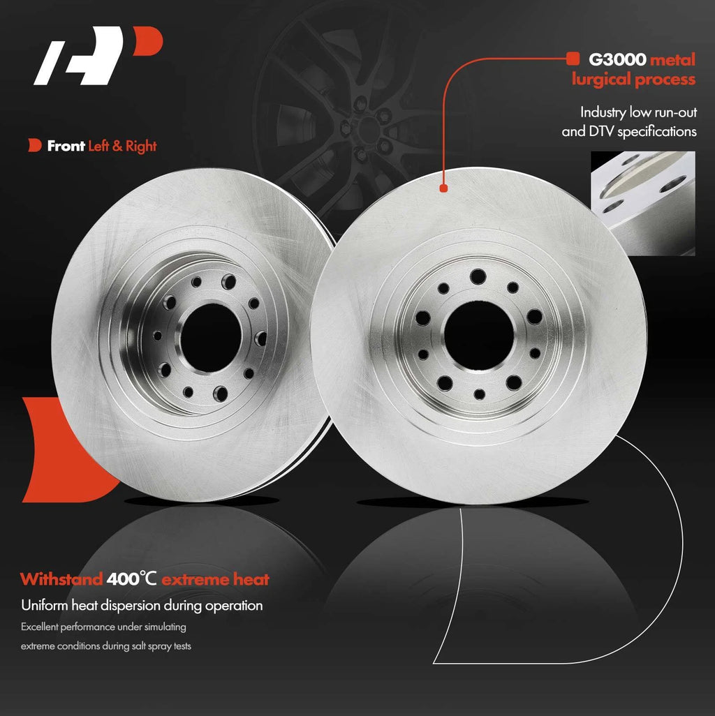 Front Disc Brake Rotors for Ford Taurus, Taurus X, Mercury Sable (2008-2009)