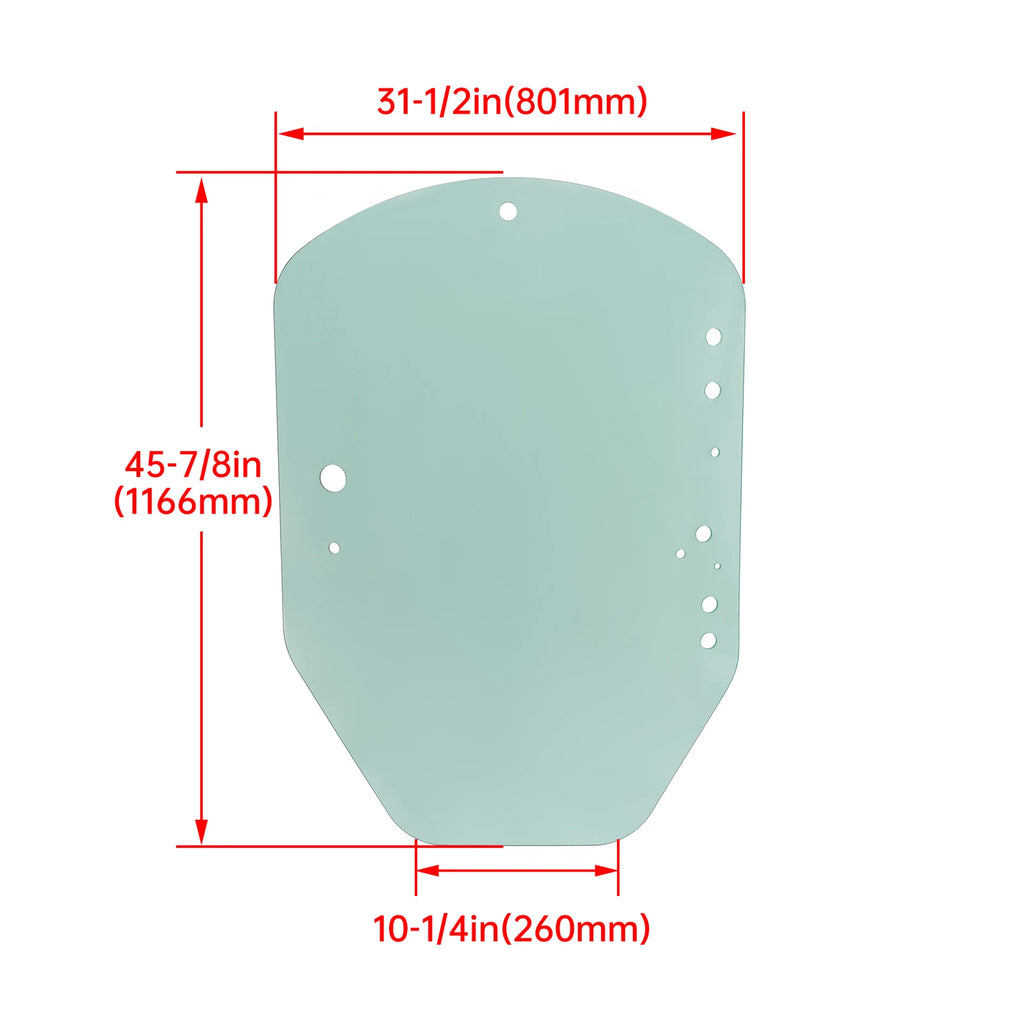 Clear Door Glass for John Deere Skid Steer & Track Loader D & E Series (T312628)