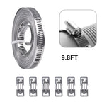 Heavy Duty Stainless Steel Hose Clamp for Various Applications
