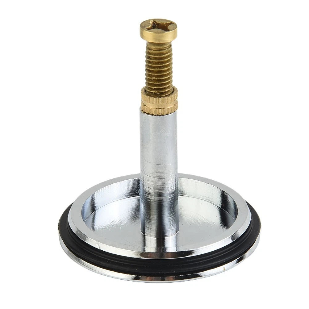 43mm Chrome Plated Bathtub Drain Stopper for Bathroom Sink Waste