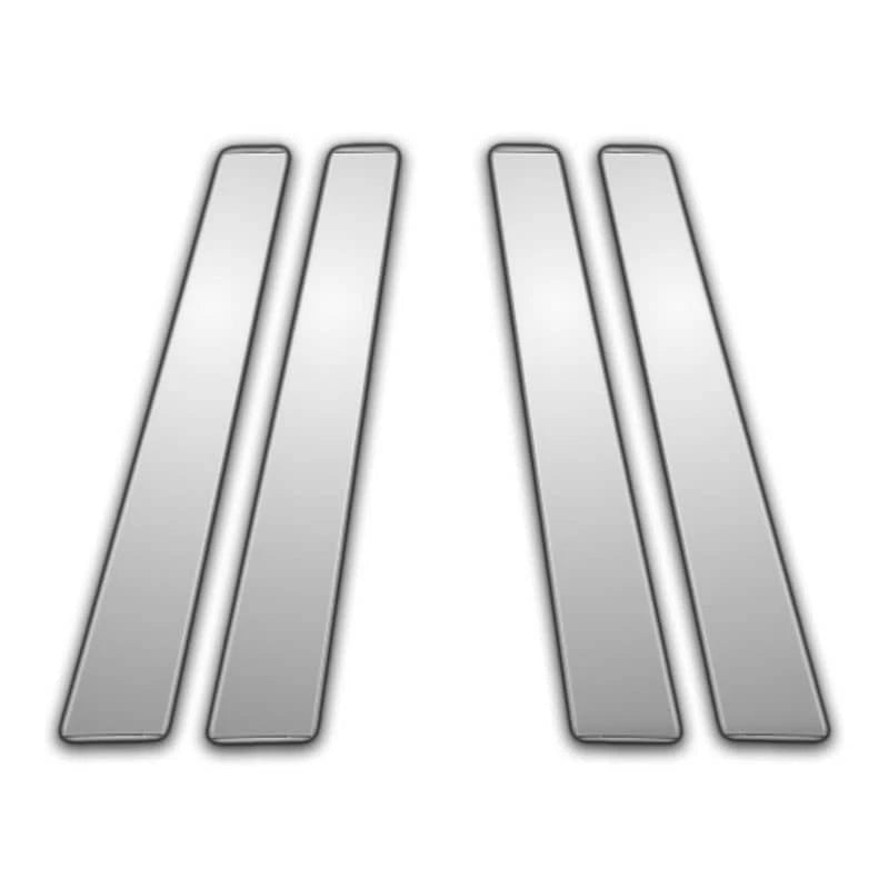 Diamond Grade 4pc Stainless Steel Pillar Post Covers for 2007-2024 Volvo S80