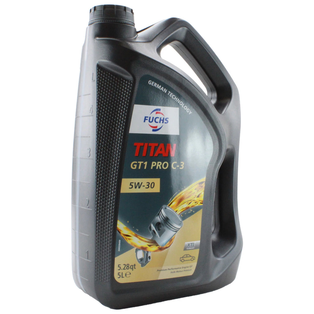 Fuchs Titan GT1 Pro C-3 SAE 5W-30 Engine Oil 5L for Acura Audi BMW MB VW