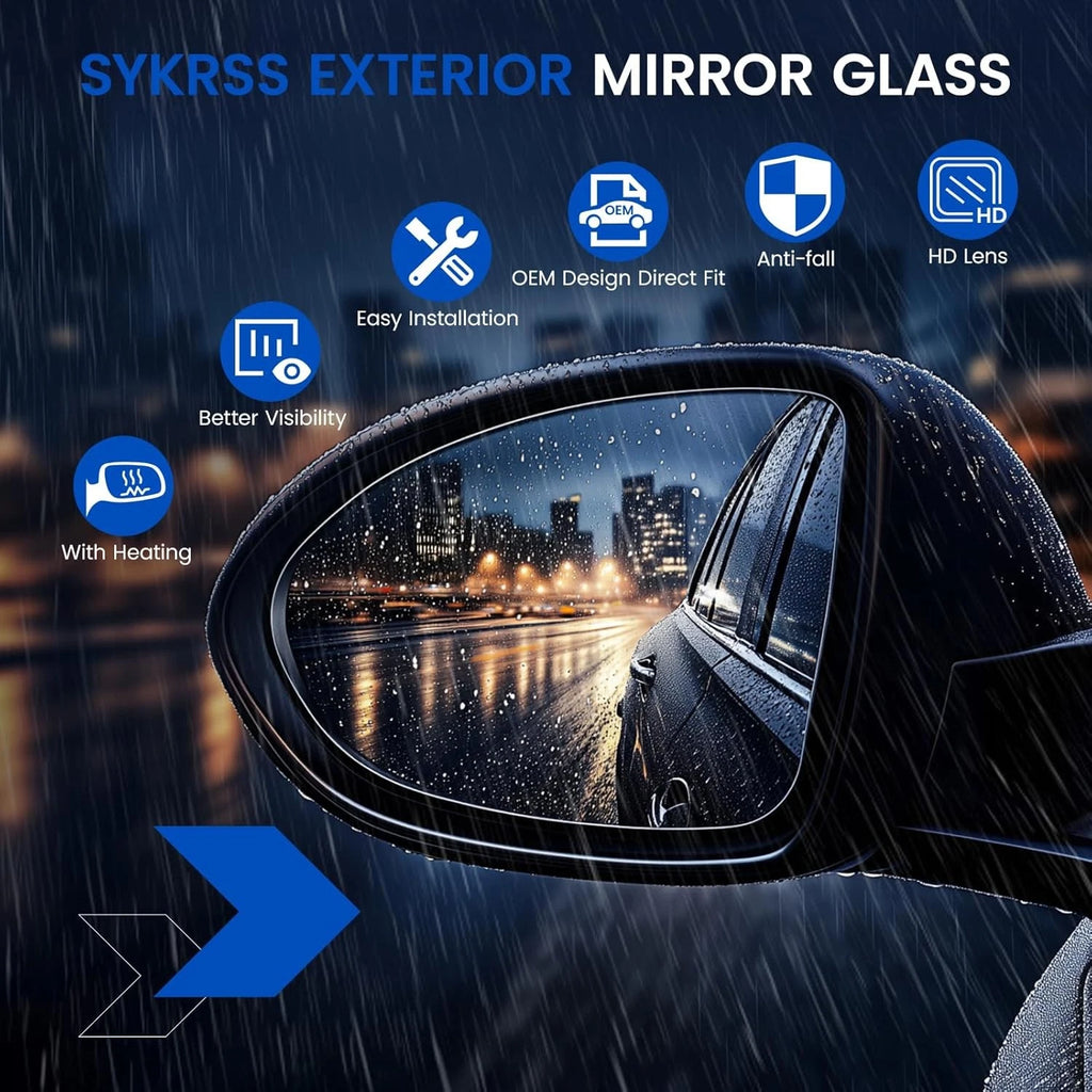 Heated Towing Mirror Glass for Dodge Ram (2010-2011)