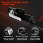 Front Metal Interior Door Handle for Ford Fusion Mercury Milan Lincoln MKZ (2006–2012)