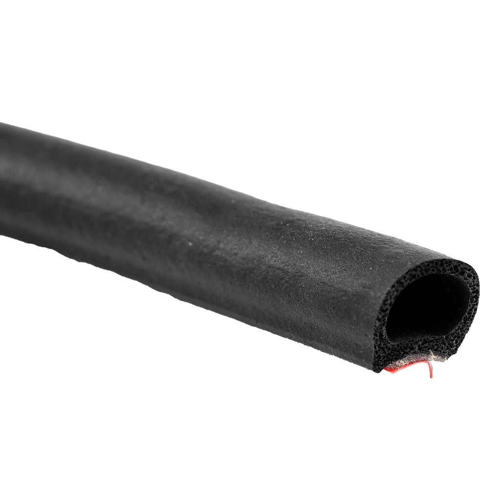 Car Door Rubber Weatherstrip Seal for Universal Fit (D-Shape)