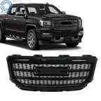 Black Mesh Front Bumper Grille for GMC Sierra 1500 (2016-2018)