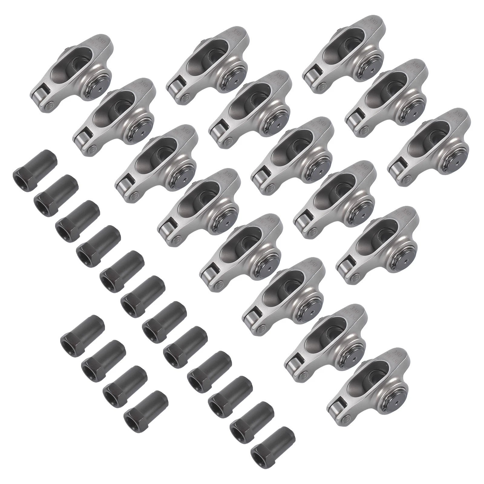 16x Roller Rocker Arm 1.5 Ratio 7/16 in for Small Block Chevy 350 (1969–1995)
