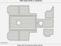 EVA Foam Pad Floor Mat for Grady White 21 Seafarers (1993)