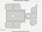 EVA Foam Pad Floor Mat for Grady White 21 Seafarers (1993)