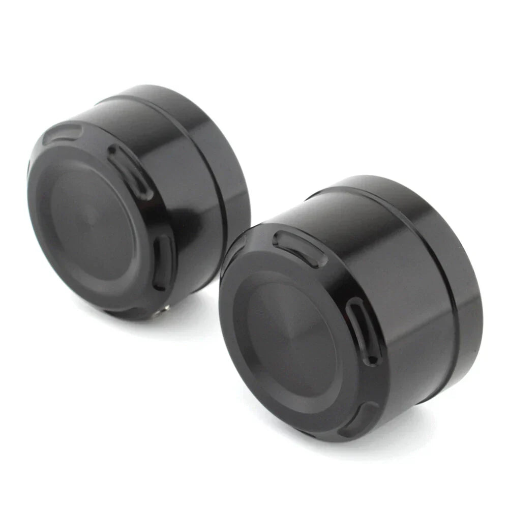 Rear Axle Bolt Nut Cap Covers  for Harley Softail (2018-2023) Black