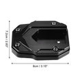 Aluminum Alloy Motorcycle Kickstand Plate Pad for BMW with Wrench Black