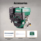 420cc Gasoline Recoil Start Engine Motor for Go-Kart (15HP)