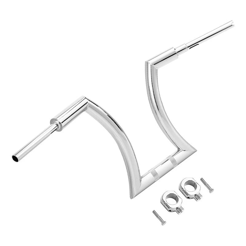 18" Rise 2" Ape Hanger Handlebar & Risers for Harley Sportster Softail