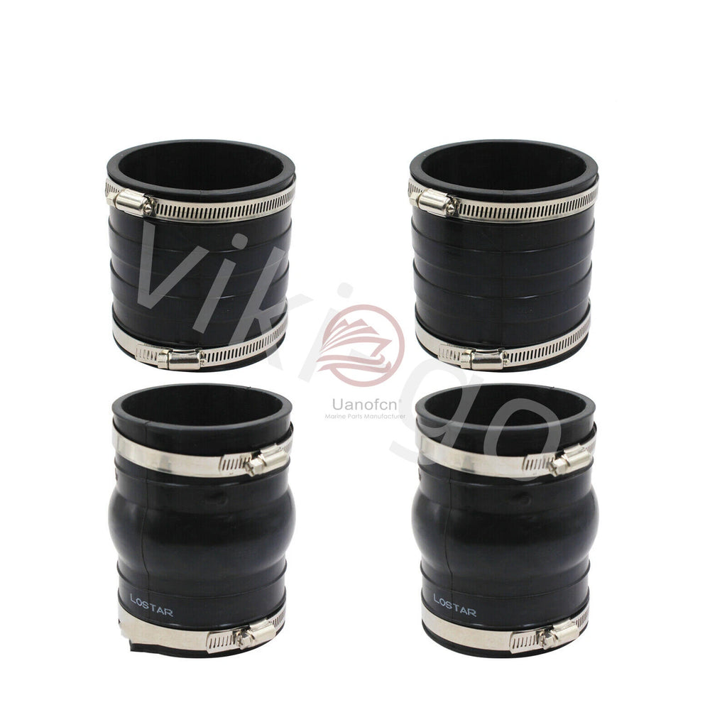 Exhaust Hose Bellows for OMC Volvo Penta 4.3/5.0/5.7L (Upper Lower Rubber)