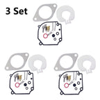 3X Carburetor Rebuild Kit for Yamaha Outboard 2T 75 80 90HP (6H1-W0093-01-00)