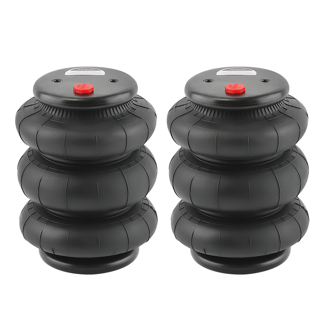 2pcs Air Ride Triple Bellow Bag 2600lbs for Chevrolet Silverado