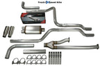 2.5" Dual Exhaust Kit for Toyota Tundra (2014–2021) Flow II Side Rolled Tip
