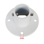 Set of 4 Aluminum Slide Deck Flanges for In-ground Swimming Pool