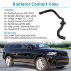 Upper Engine Radiator Hose for Dodge Durango (2011–2020) No. 5058394AA/5058394AB