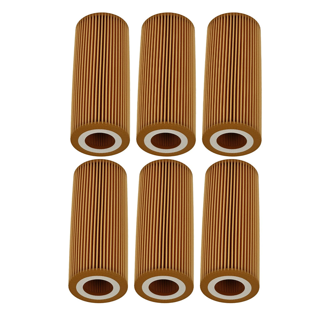 Set of 6 Oil Filters for Porsche Cayenne VW Touareg Audi (2005–2018)