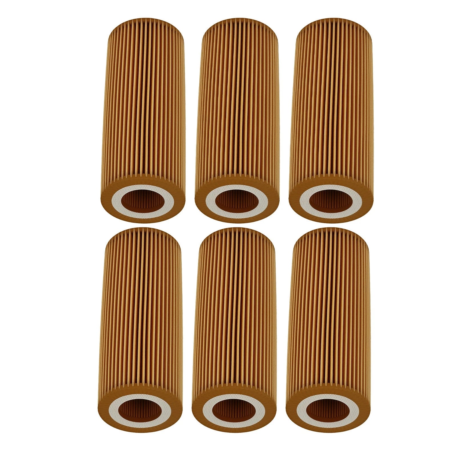 Set of 6 Oil Filters for Porsche Cayenne VW Touareg Audi (2005–2018)