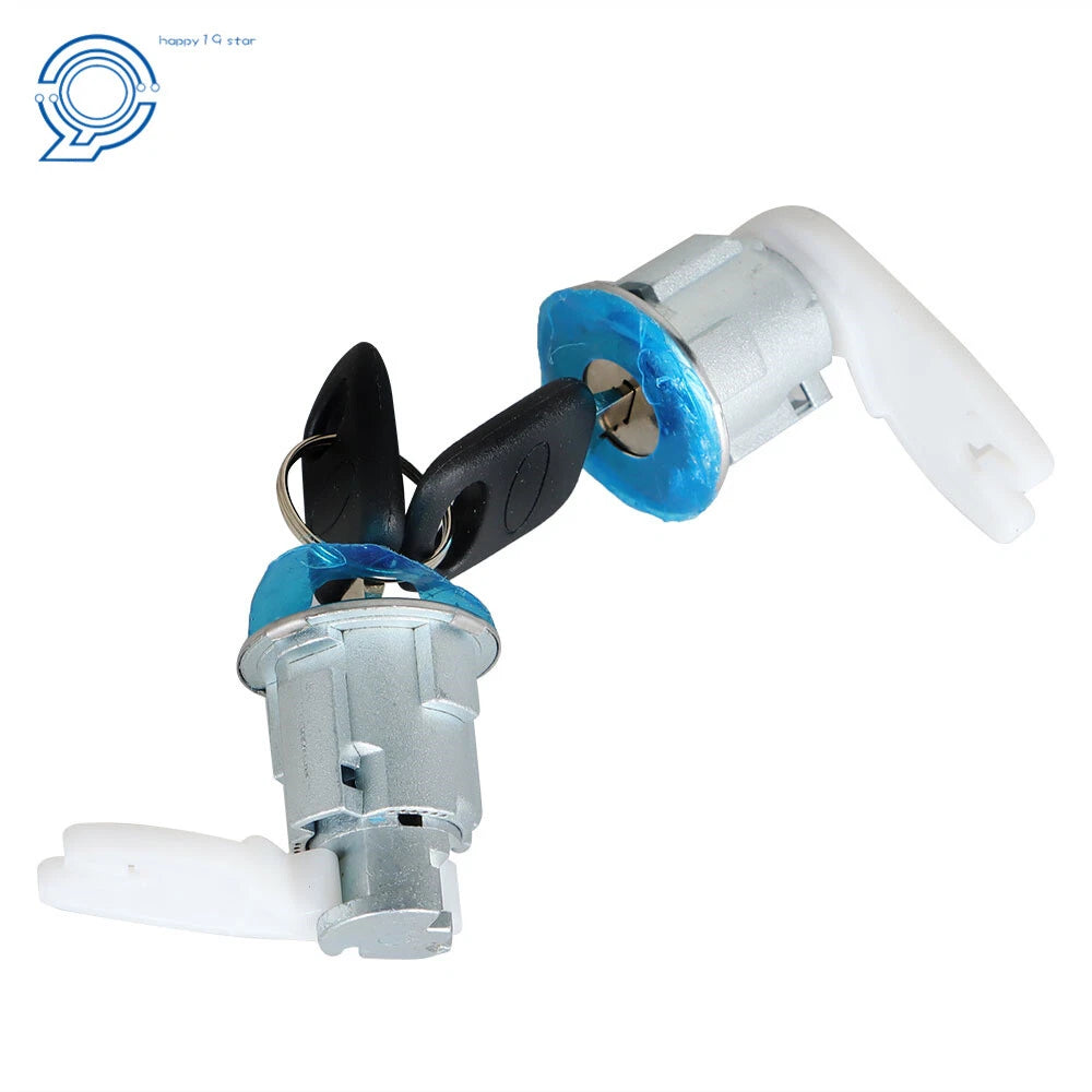 Door Lock Cylinder Pair Set for Ford F150 250 Pickup (1992–1995) 2 Keys