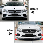 Front Bumper Splitter Lip for Mercedes Benz C Class (2019-2021)