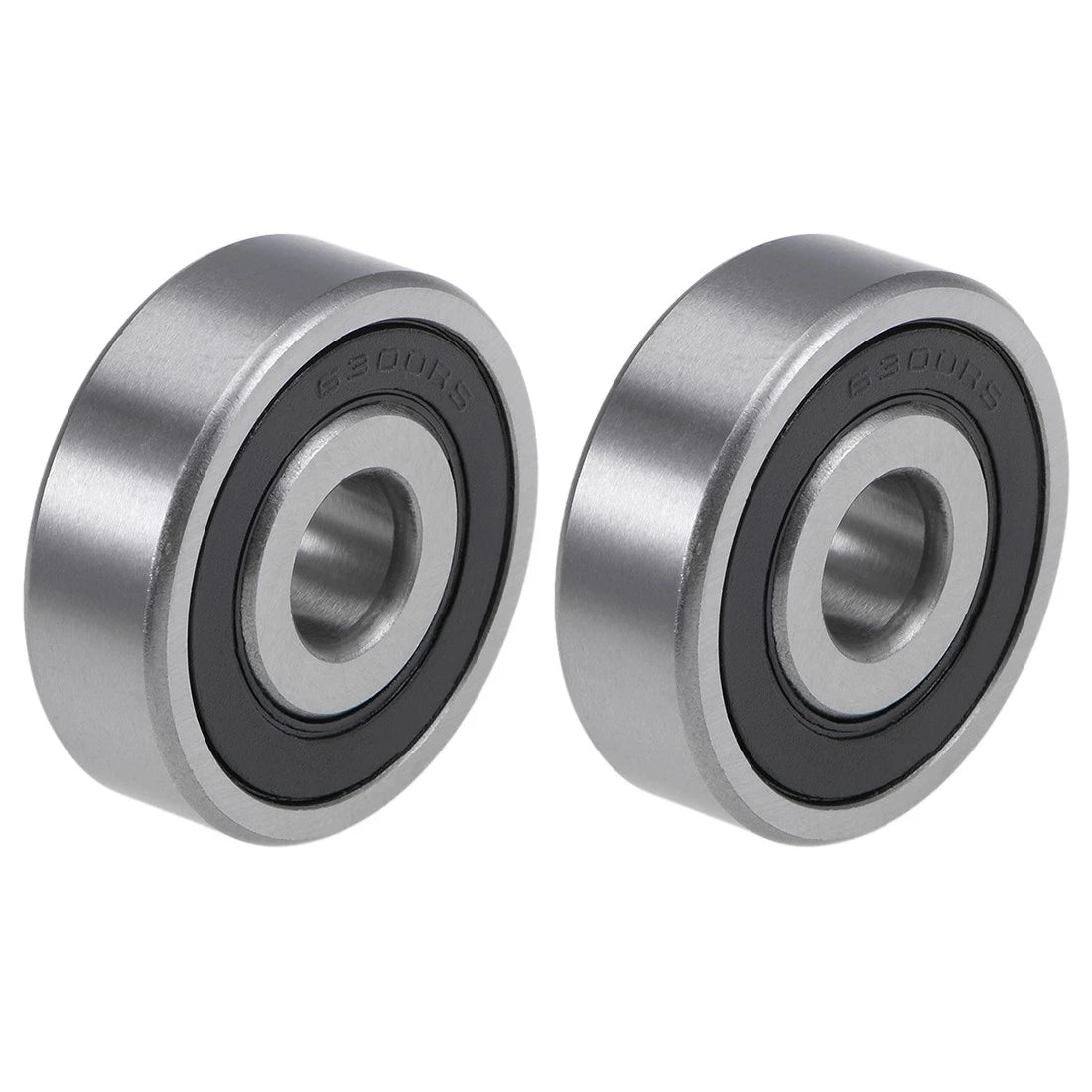 Set of 2 Deep Groove Ball Bearings 10x35x11mm Z2 6300-2RS Chrome Steel