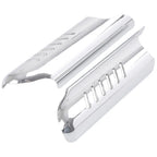 Chrome Lower Fork Leg Deflector Shield Kit for Harley Touring (2014–2023)