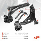Set of 4 Front Lower Control Arm Tie Rod Ends for Mazda CX-9 (2007–2013)