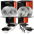 Drilled Brake Rotors & Ceramic Pads for Subaru Legacy (2016–2019)