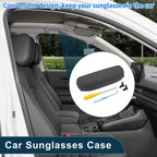 Case for BMW X3 Eyeglasses Holder Storage Suede Black (2021 - 2023)