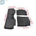 Set of 3 TPE Floor Mats for Toyota Camry (2007–2011) All Weather Black