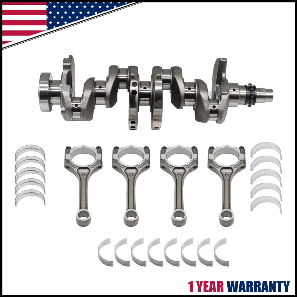 Engine Crankshaft Con Rods & Bearing Set for Hyundai KIA Soul Rio (2012–2019)